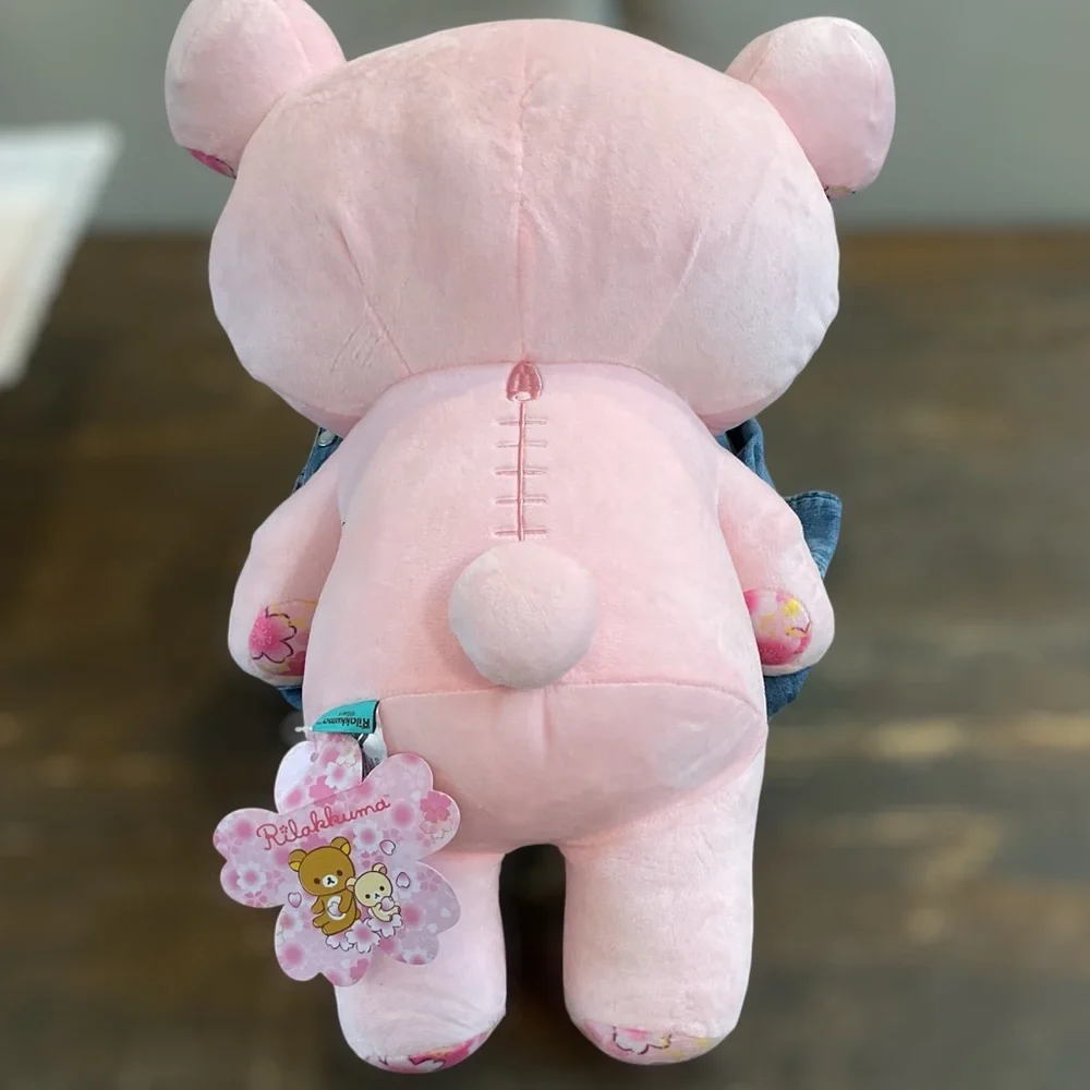 Rilakkuma Large Cherry Blossom Bear 🌸 19” NWT